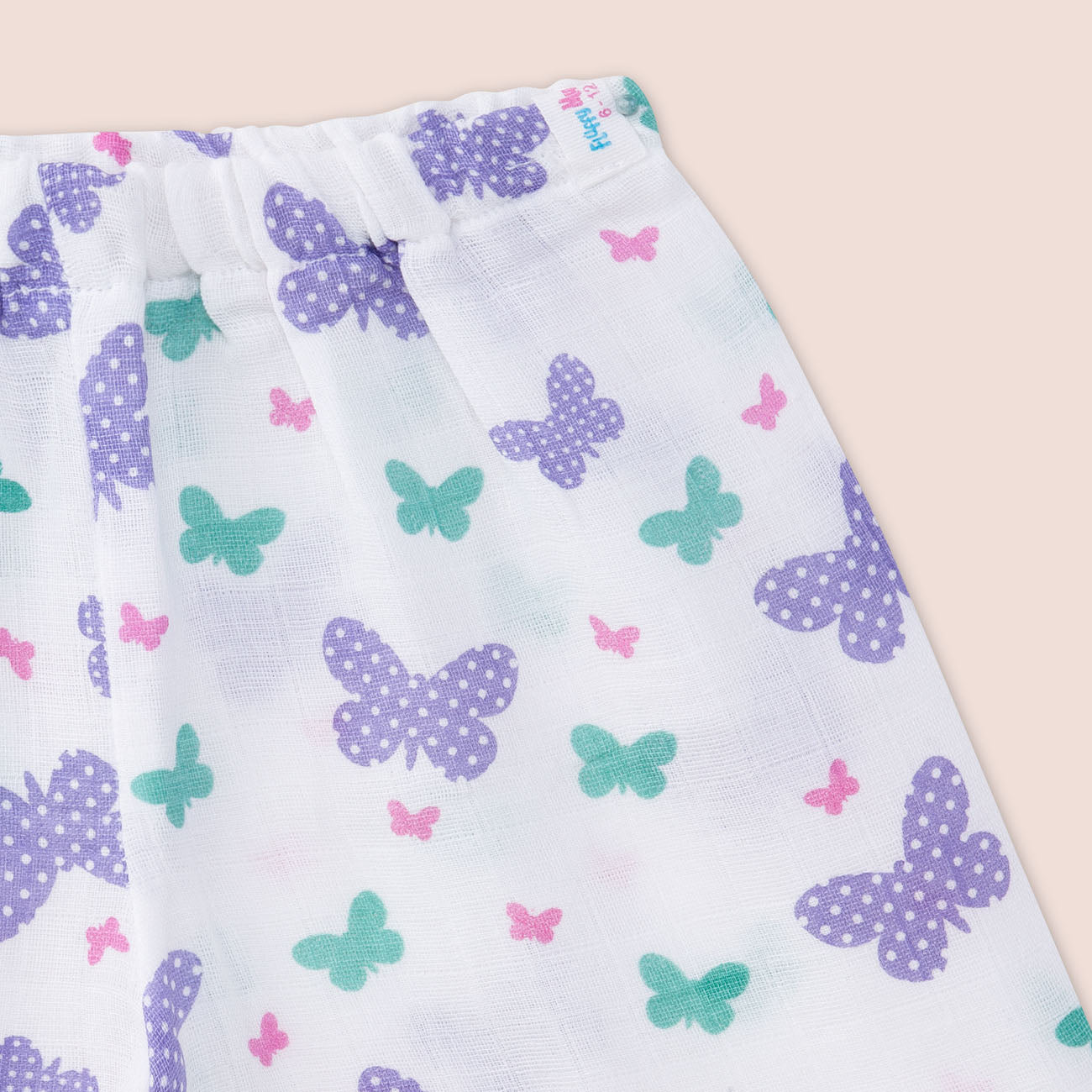 Half Sleeves Jabla shorts set - Butterfly